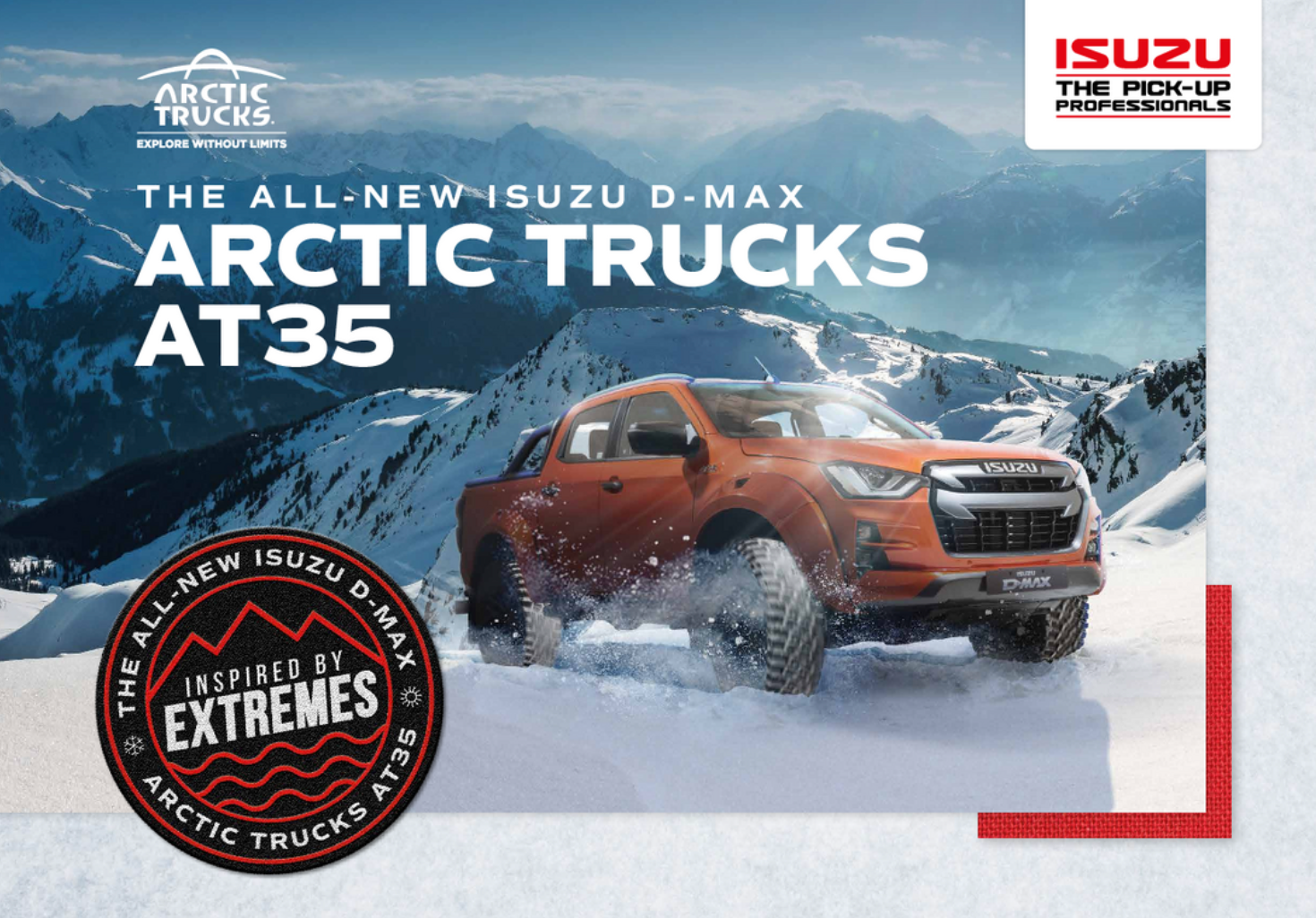 The Isuzu D-Max Arctic AT35 Pick-up Truck... 25 years in the making!