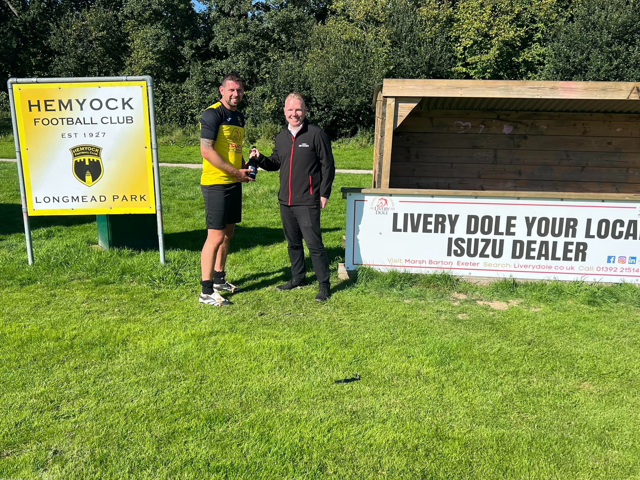 Livery Dole Isuzu Nets Hemyock FC Kit Sponsorship